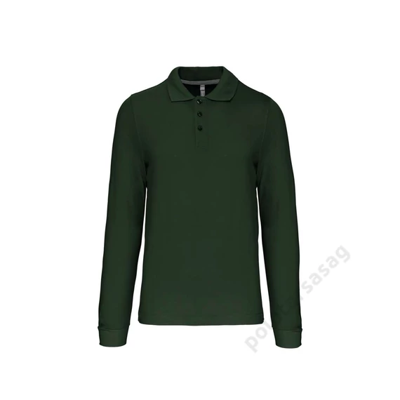 KARIBAN men's long - sleeved polo shirt
