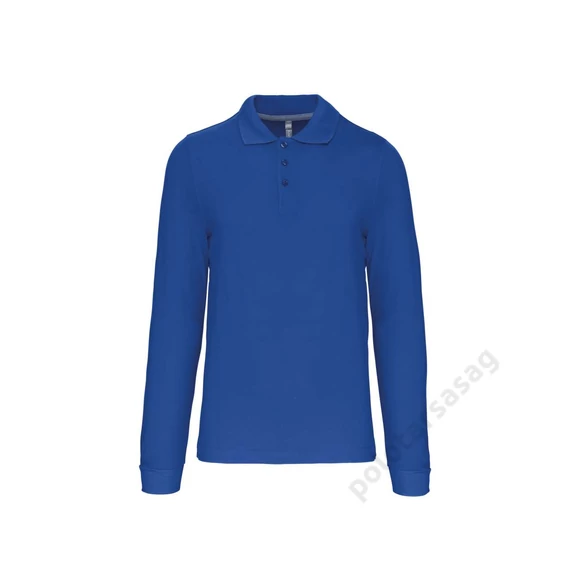 KARIBAN men's long - sleeved polo shirt