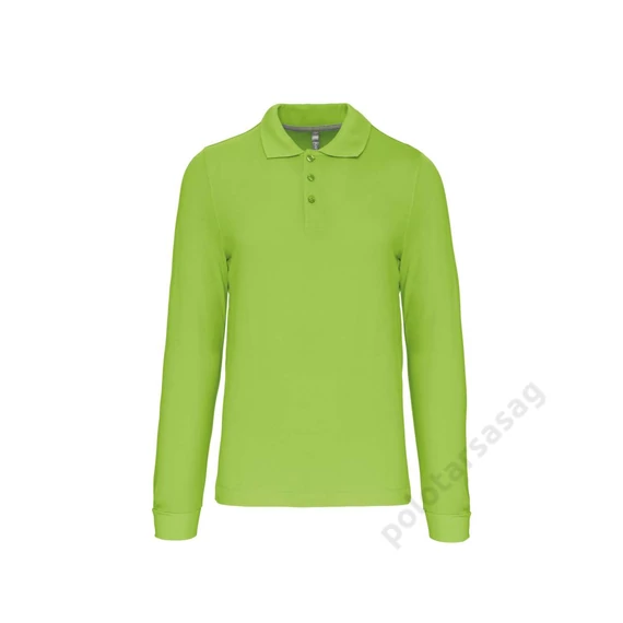 KARIBAN men's long - sleeved polo shirt