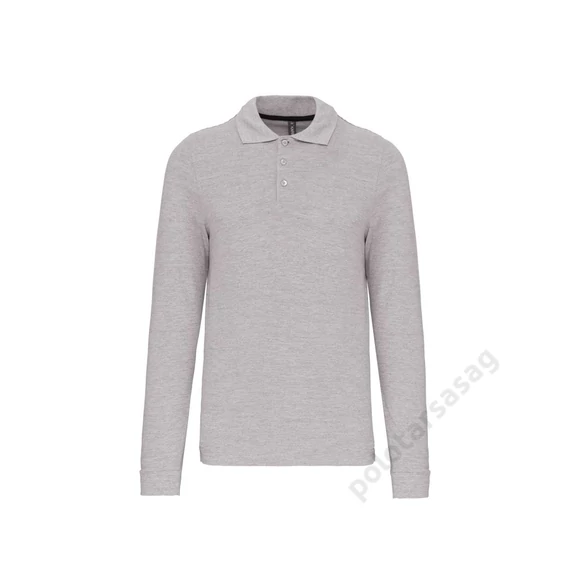 KARIBAN men's long - sleeved polo shirt