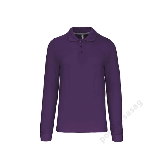 KARIBAN men's long - sleeved polo shirt