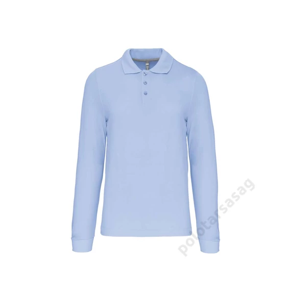 KARIBAN men's long - sleeved polo shirt