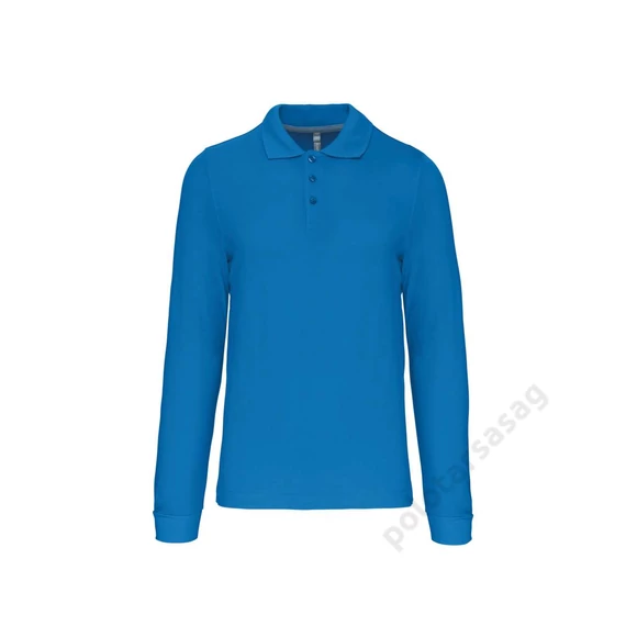 KARIBAN men's long - sleeved polo shirt