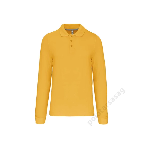 KARIBAN men's long - sleeved polo shirt