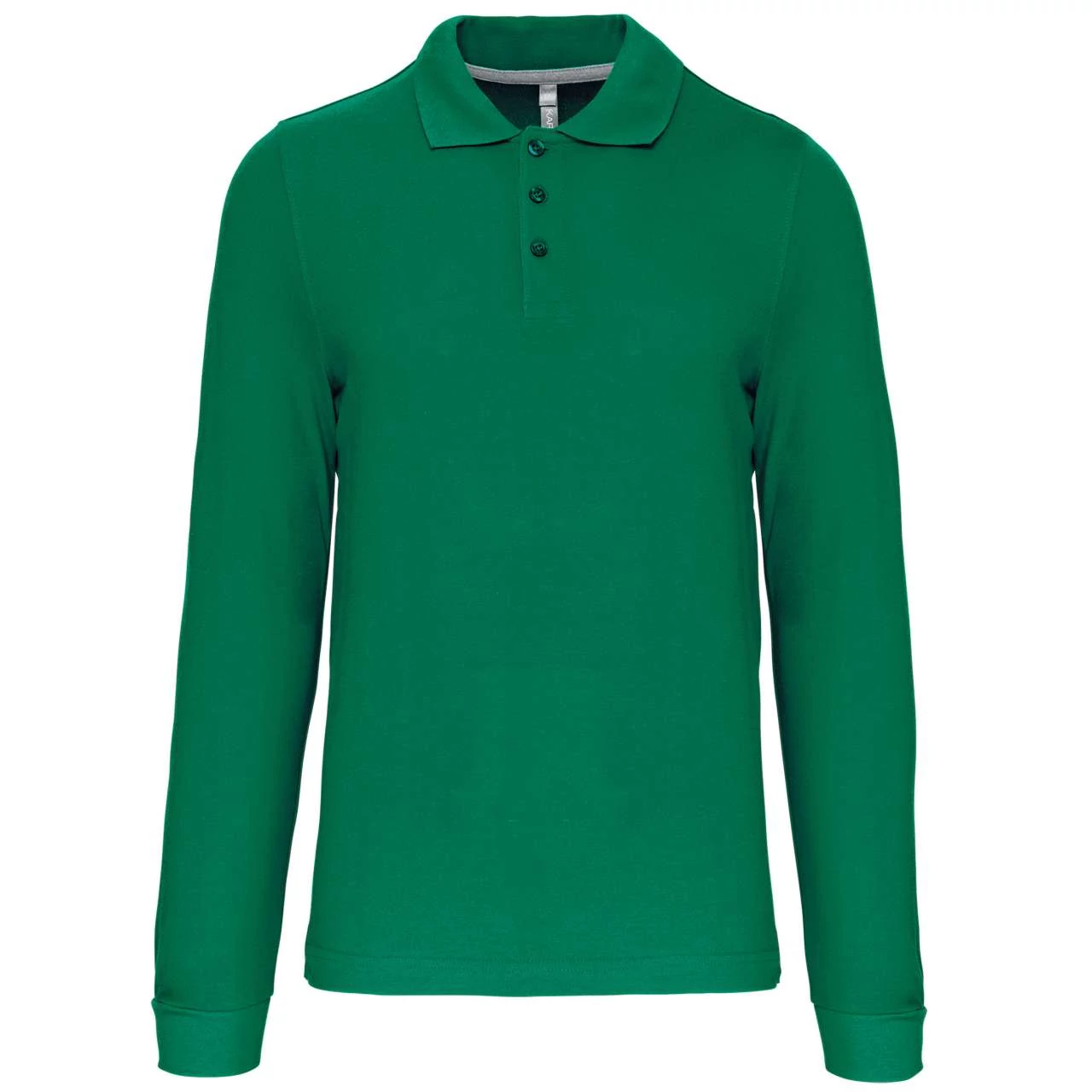 KARIBAN men's long - sleeved polo shirt